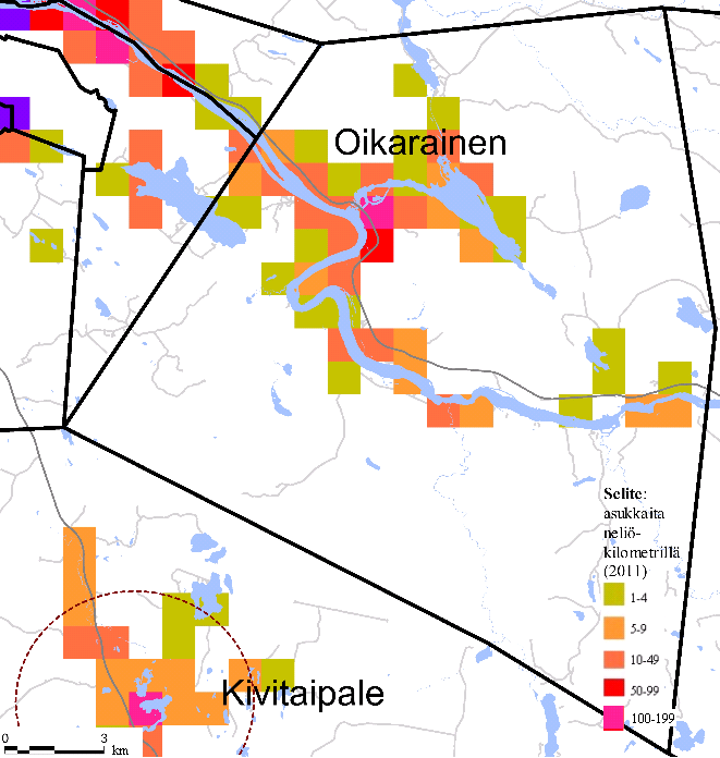 2 1. NYKYTILANNE 1.1 Väestö, asuminen, ympäristö Kylän väestö sijoittuu nauhamaisesti molemmin puolin Kemijokea sekä Sierijärven ja Jyrhämäjärven ympäristöön.