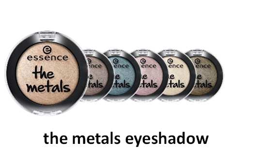 the metals eyeshadow Metallin hohtoa! Kaikkiaan yhdeksän väriä; mukana tumma vihreä, ruusukulta ja hopea. Tuovat katseeseesi upeaa kipinää ja metallin hohtoa.