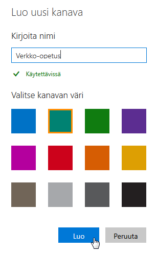 Kanavan luonti Ensimmäisenä sinun tulee luoda videoillesi kanava. Kanavalle voidaan myös antaa halutut käyttöoikeustasot, jotka vaikuttavat myös kanavan videoihin.