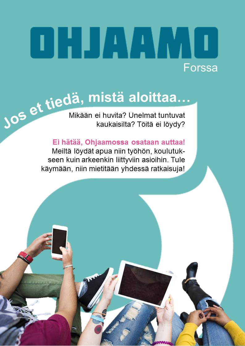 Asiakasmäärän kasvattaminen ja nuoret suosittelijoiksi Ohjaamon yleisesite Lähtökohta Ohjaamossa on usean eri organisaation henkilöitä, joilta jokaiselta löytyy omat käyntikortit ja esitteet, mutta