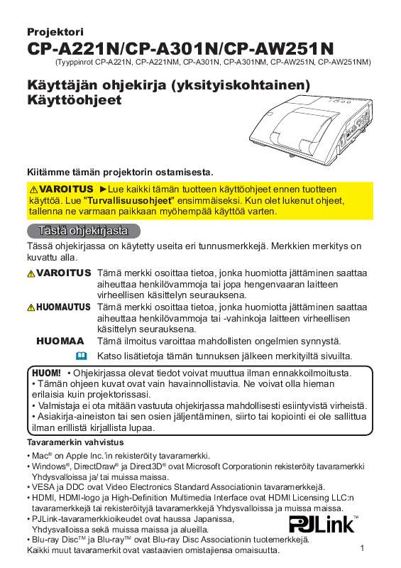 Löydät kysymyksiisi vastaukset käyttöoppaasta ( tiedot, ohjearvot,