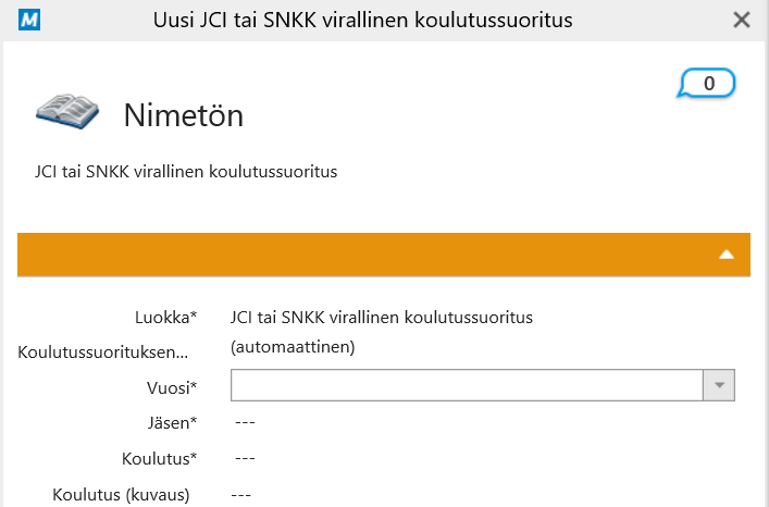 3.3. Koulutussuoritukset Virallisia JCI:n ja SNKK:n koulutuksia on mm. JCI Achieve ja JCI Project Management. Kaikki viralliset koulutukset näet täältä: http://www.jci.cc/training/en/jcicourses (huom.