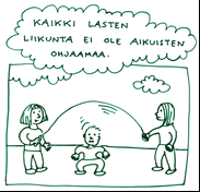 Päiväkodin johtajat Minna-Kaisa Kauhanen ja Merja Pekonmaa kertoivat lasten liikunnan lisäämiseen liittyvästä tavoitteesta.