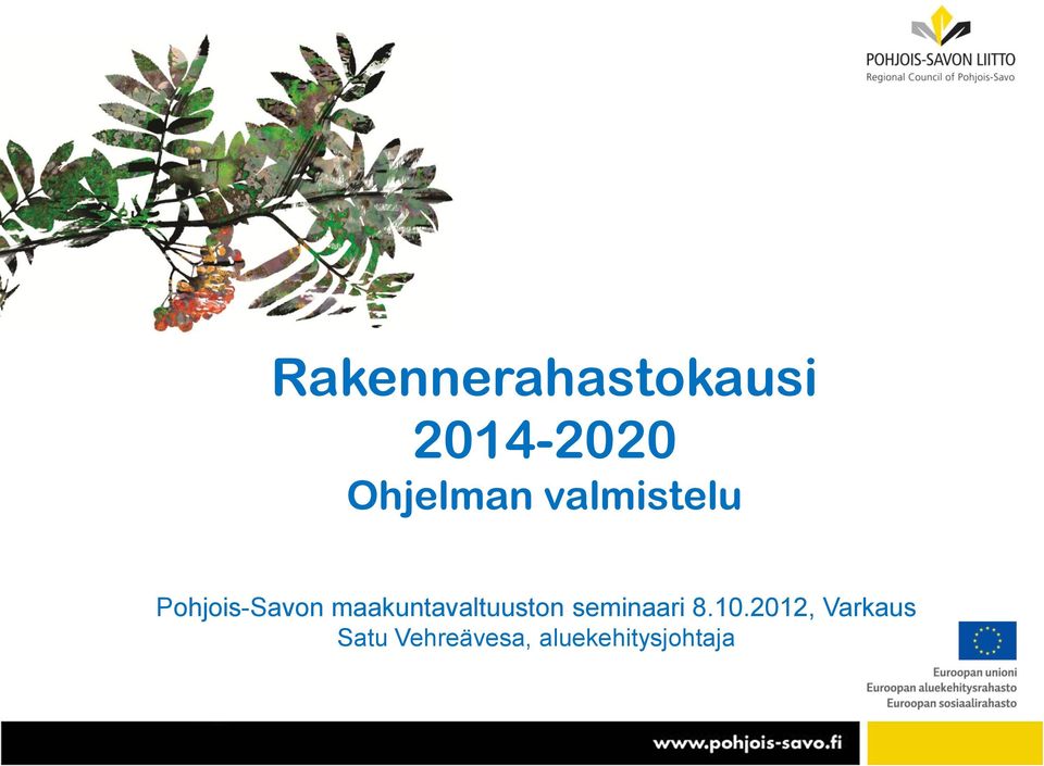 maakuntavaltuuston seminaari 8.10.