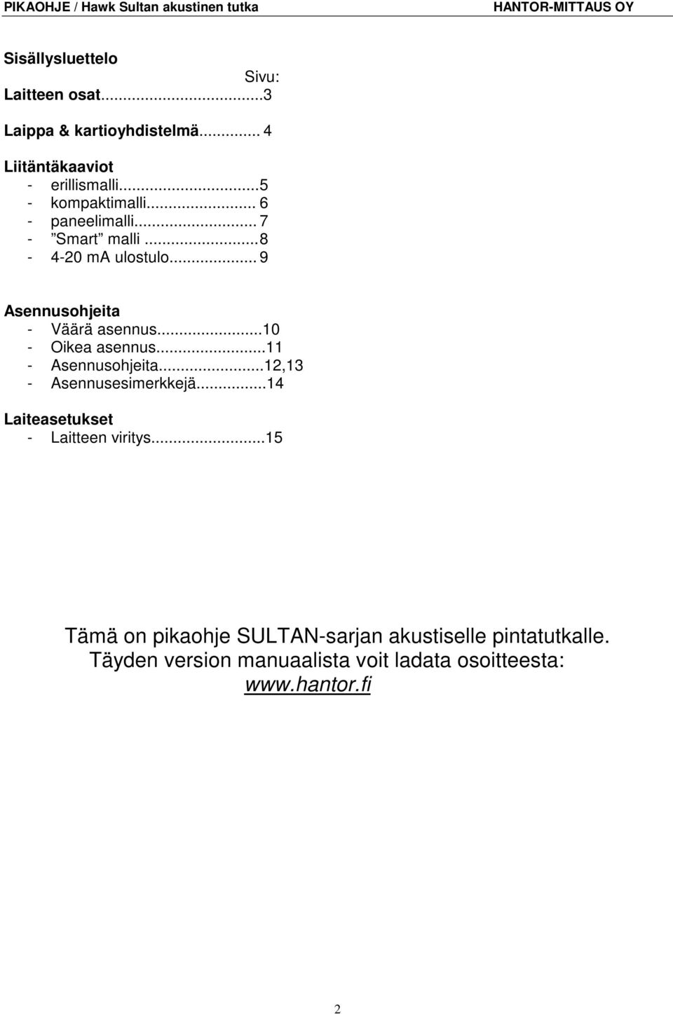 .. 9 Asennusohjeita - Väärä asennus...10 - Oikea asennus...11 - Asennusohjeita...12,13 - Asennusesimerkkejä.