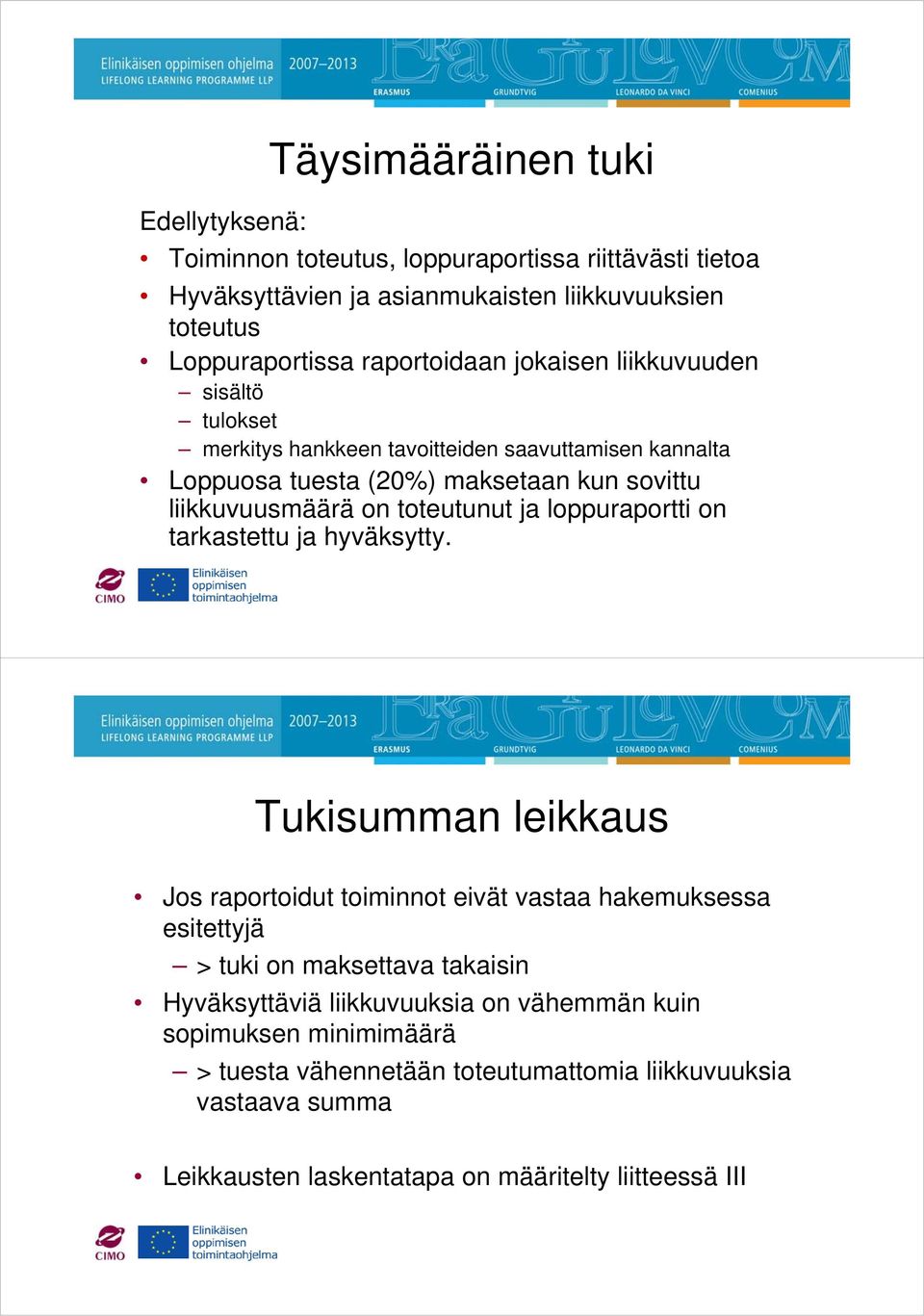 toteutunut ja loppuraportti on tarkastettu ja hyväksytty.