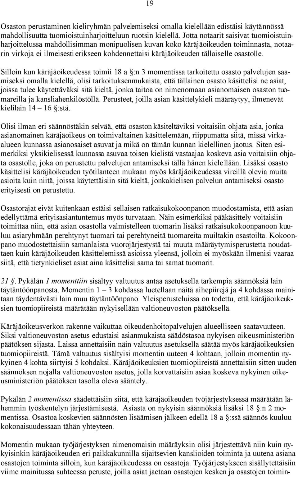 osastolle.