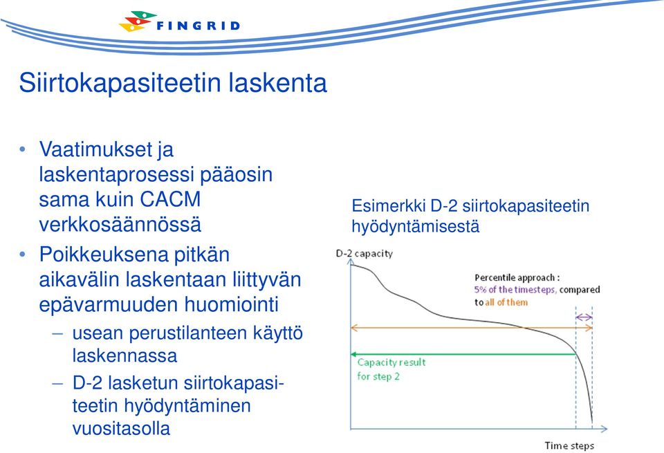 epävarmuuden huomiointi usean perustilanteen käyttö laskennassa D-2 lasketun