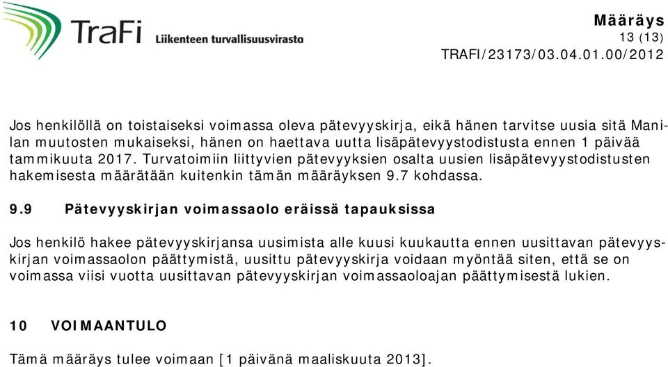 7 kohdassa. 9.