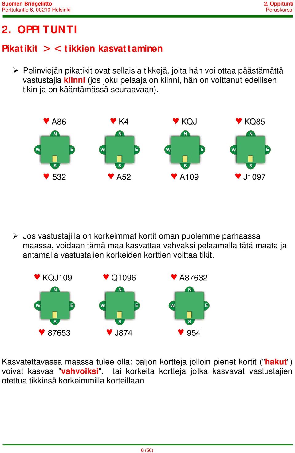 voittanut edellisen tikin ja on kääntämässä seuraavaan).