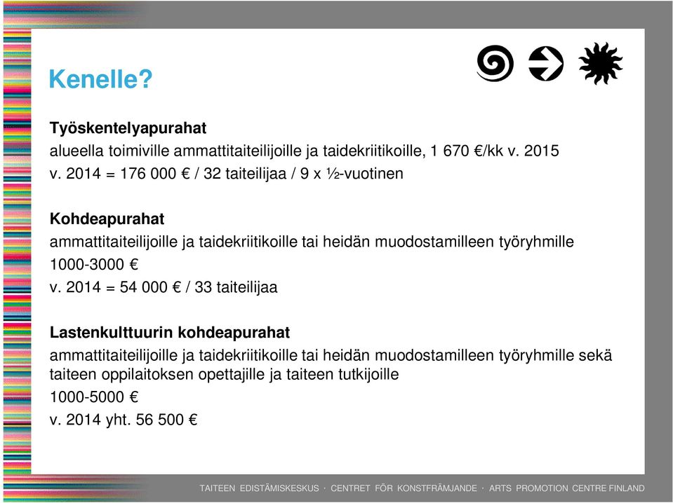 muodostamilleen työryhmille 1000-3000 v.