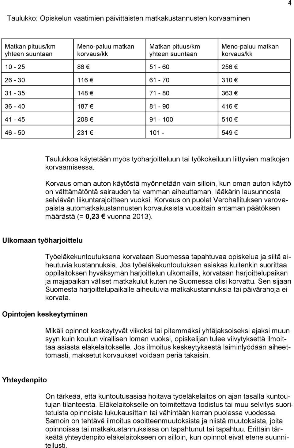 korvaamisessa. Korvaus oman auton käytöstä myönnetään vain silloin, kun oman auton käyttö on välttämätöntä sairauden tai vamman aiheuttaman, lääkärin lausunnosta selviävän liikuntarajoitteen vuoksi.