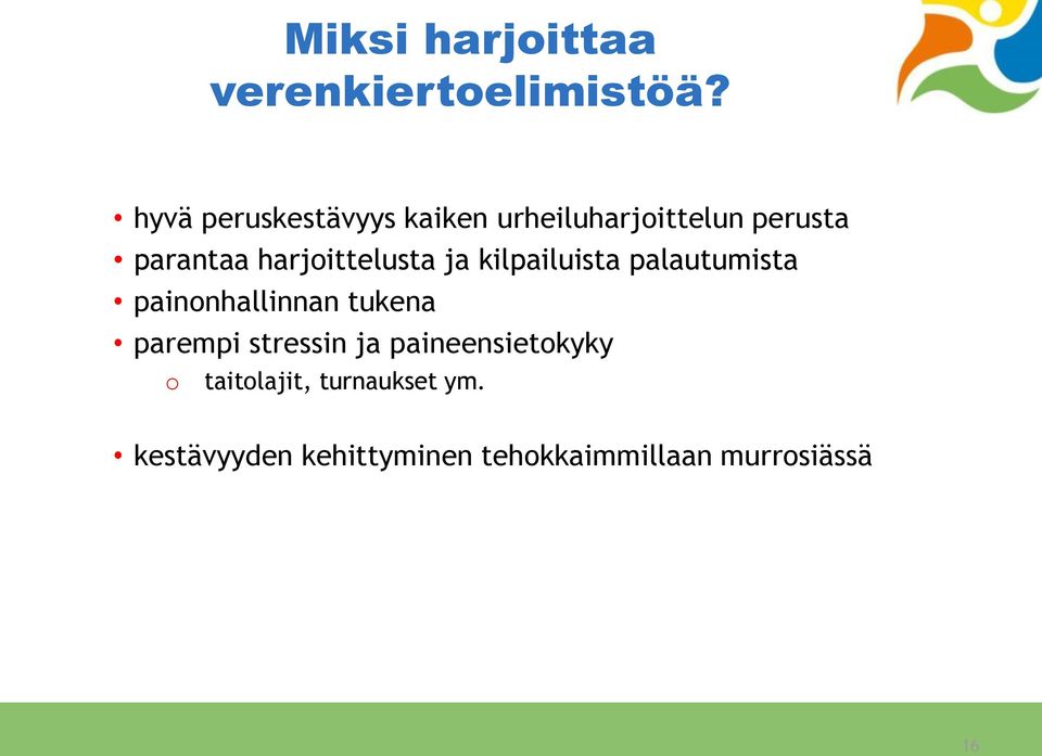 harjittelusta ja kilpailuista palautumista painnhallinnan tukena