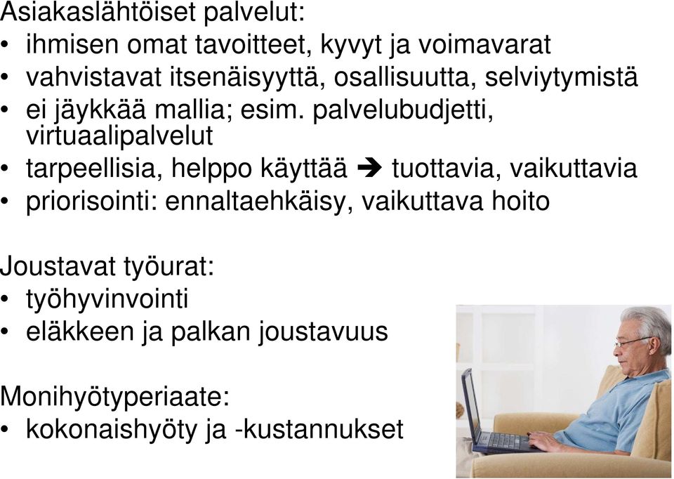 palvelubudjetti, virtuaalipalvelut tarpeellisia, helppo käyttää tuottavia, vaikuttavia