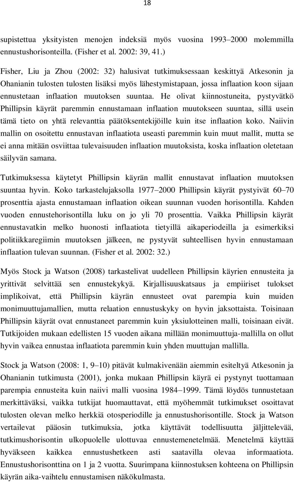 muutoksen suuntaa.