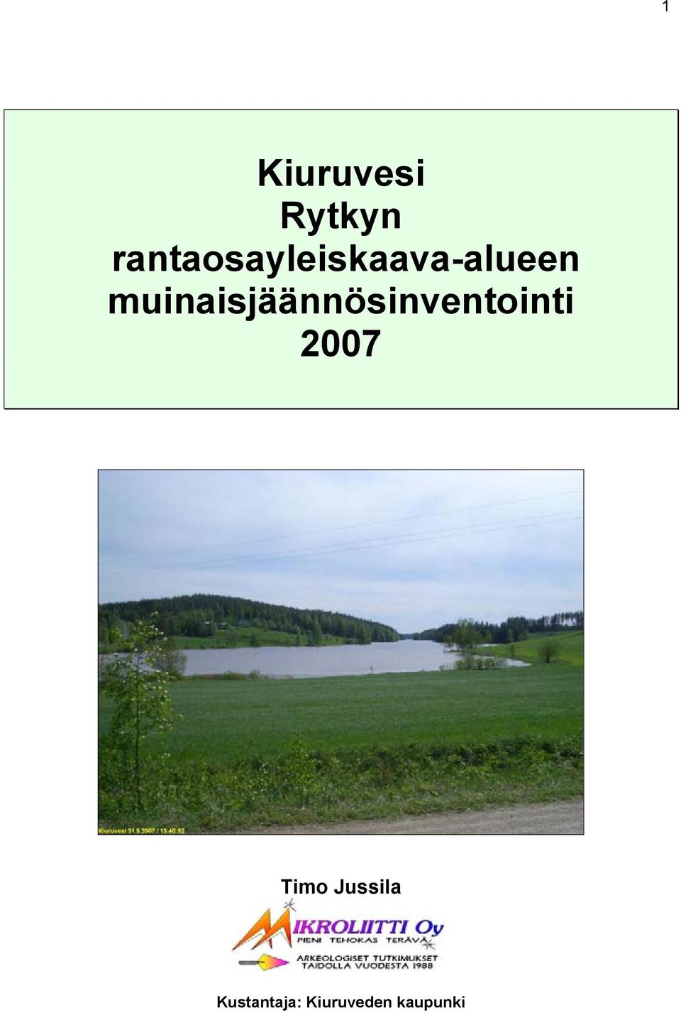 muinaisjäännösinventointi