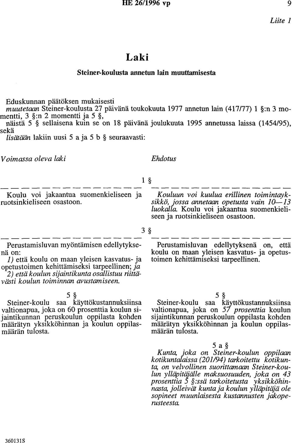 jakaautua suomenkieliseen ja ruotsinkieliseen osastoon. Kouluun voi kuulua erillinen toimintayksikkö, jossa annetaan opetusta vain 10-13 luokalla.