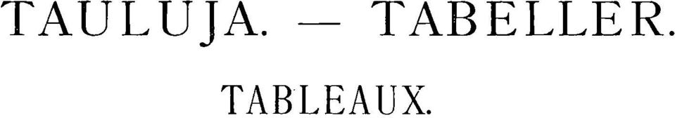 TABELLER.