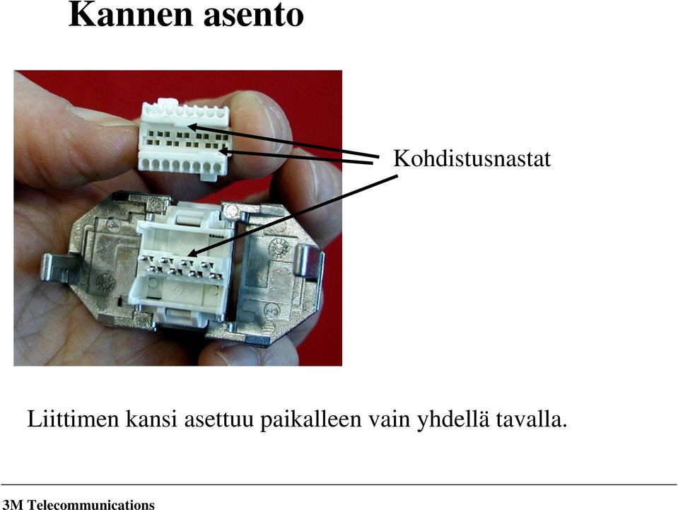 Liittimen kansi