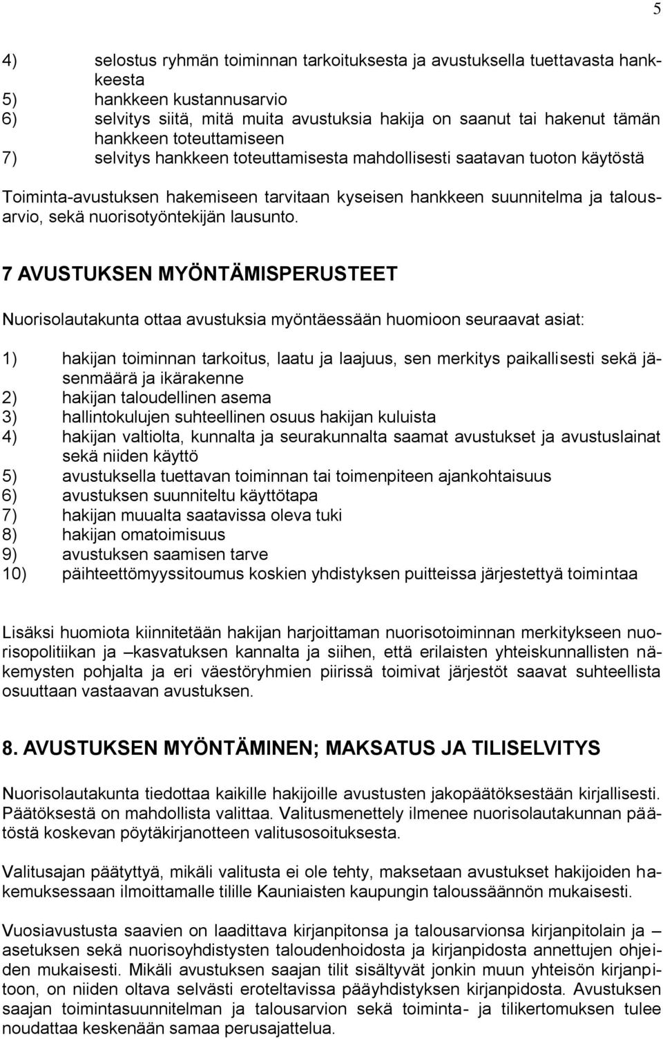 nuorisotyöntekijän lausunto.