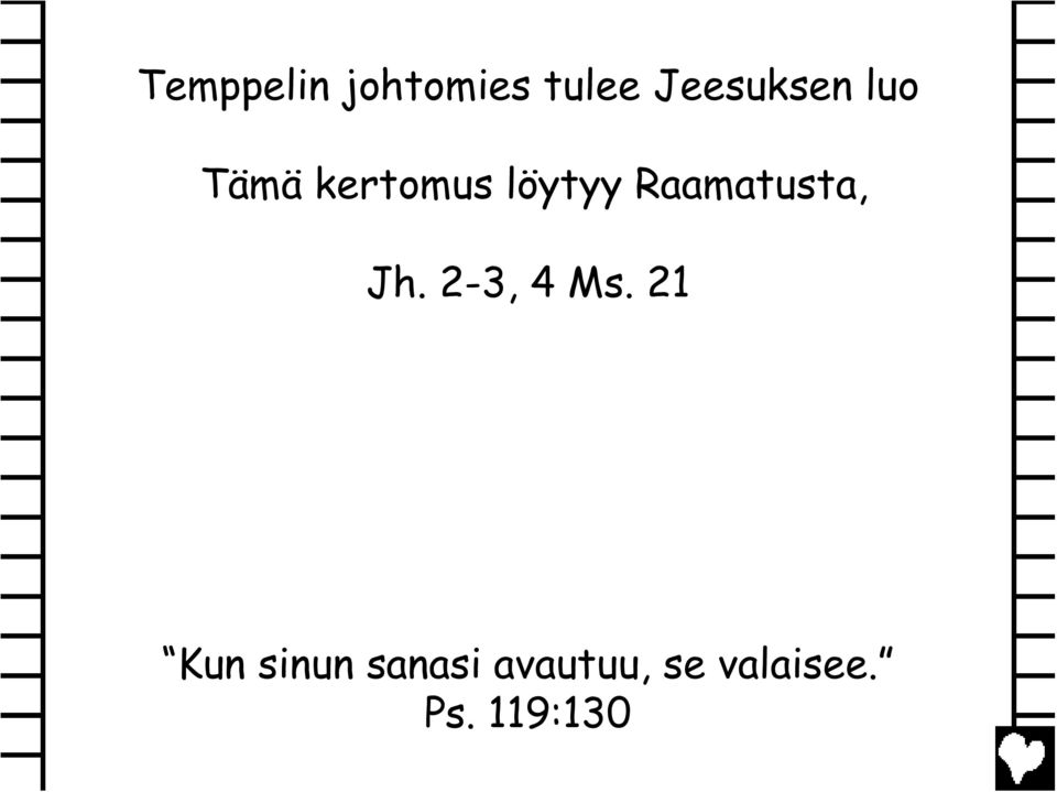 Raamatusta, Jh. 2-3, 4 Ms.