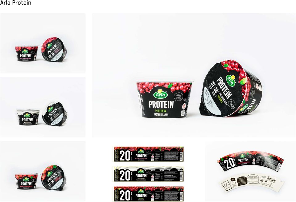 kcal 0,2 g 6,5 g 6,3 g 10 g 0 % LAKTOOSITON RASVATON VADELMA-RUUSUNMARJARAHKA, makeutettu sokerilla ja stevioliglykosideillä.