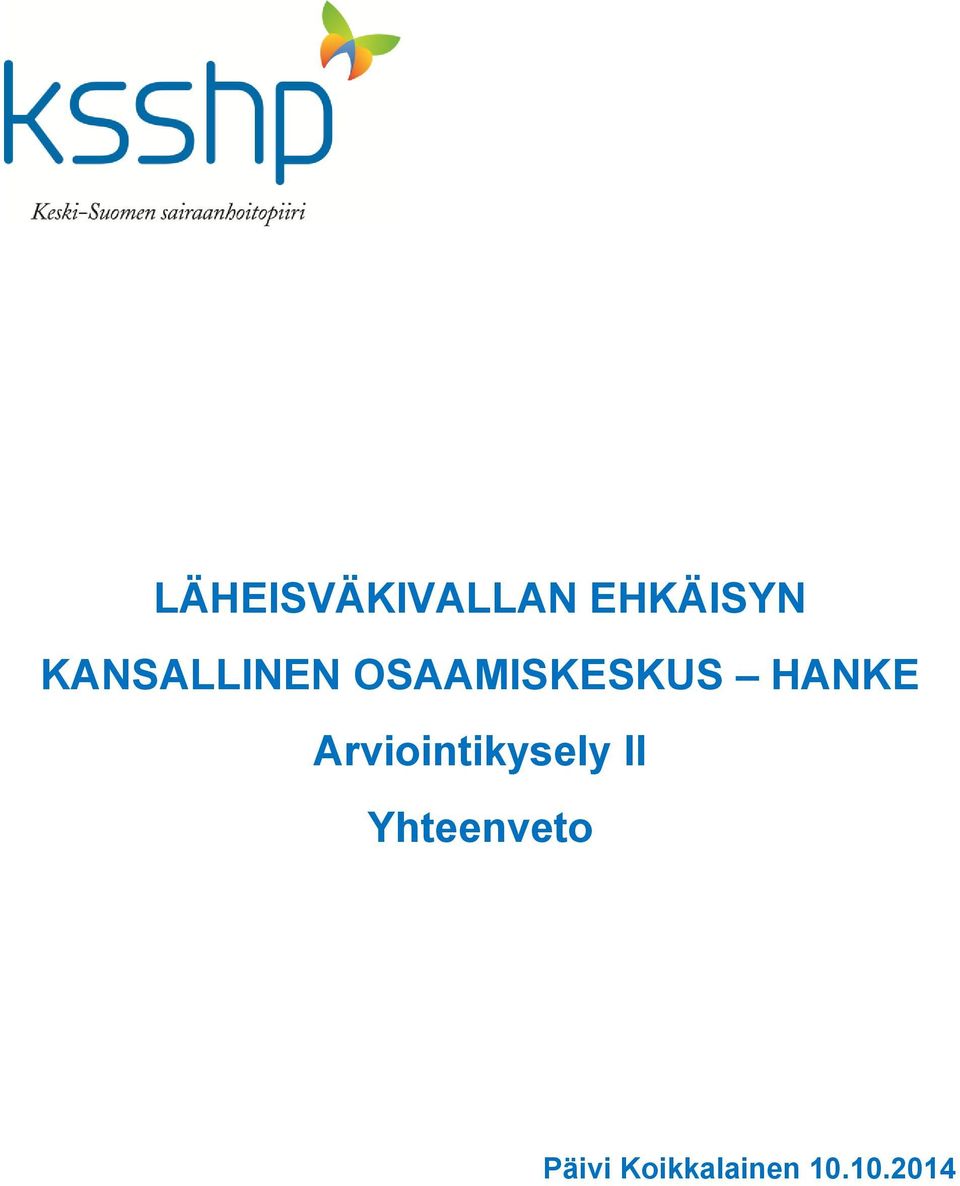 HANKE Arviointikysely II