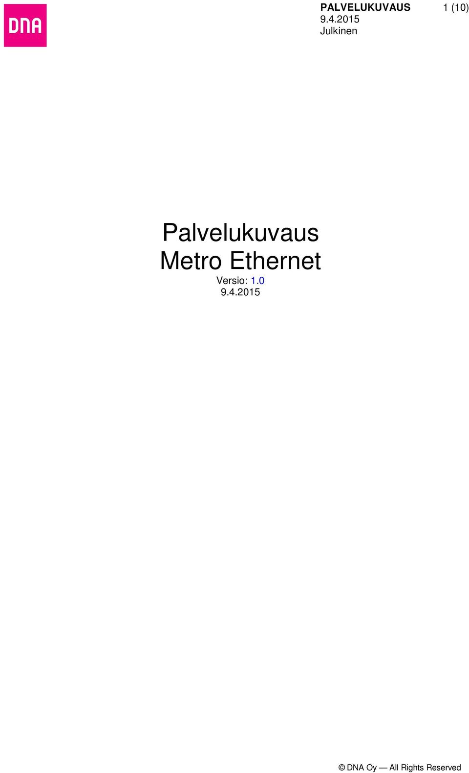 Palvelukuvaus