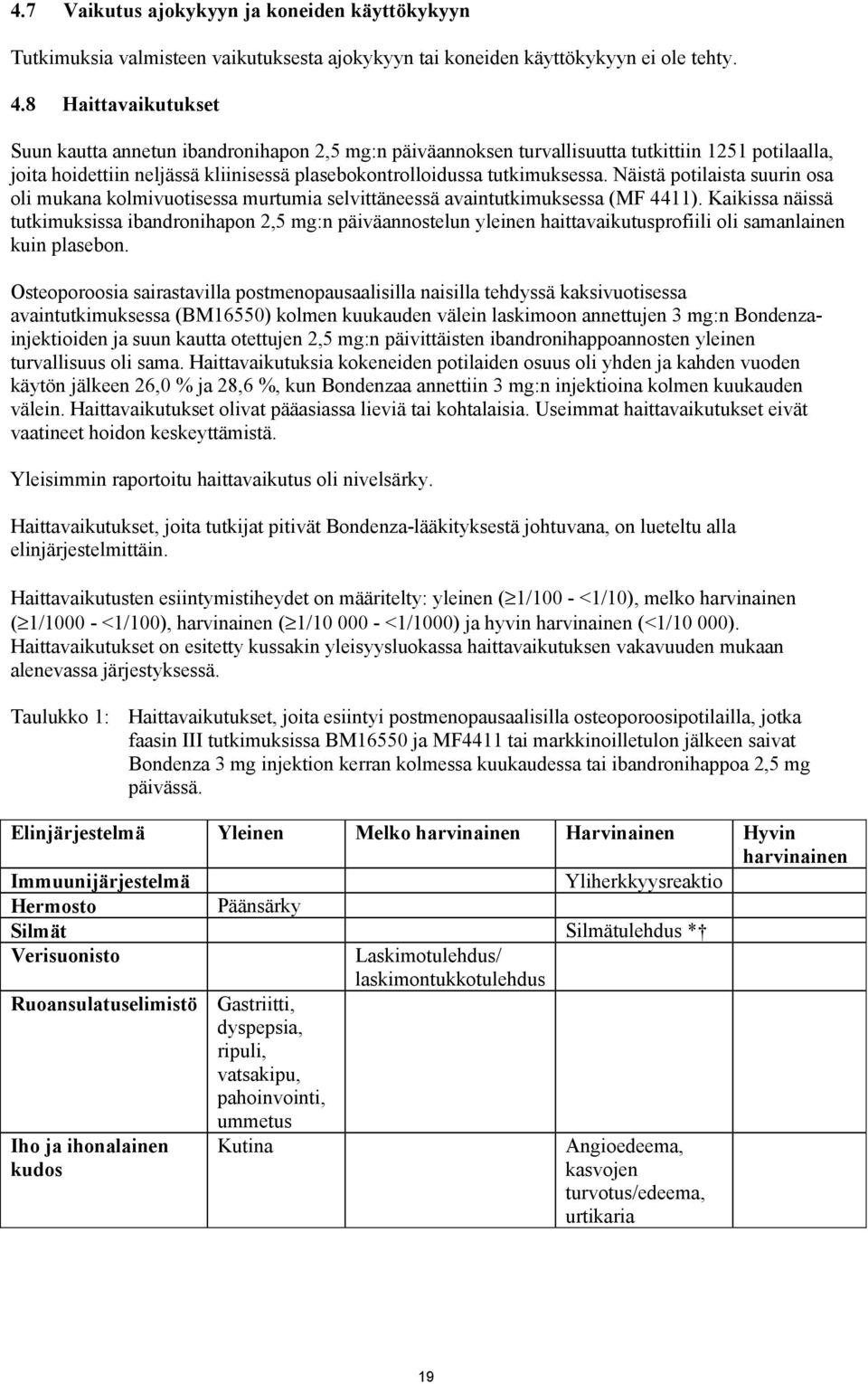 Näistä potilaista suurin osa oli mukana kolmivuotisessa murtumia selvittäneessä avaintutkimuksessa (MF 4411).