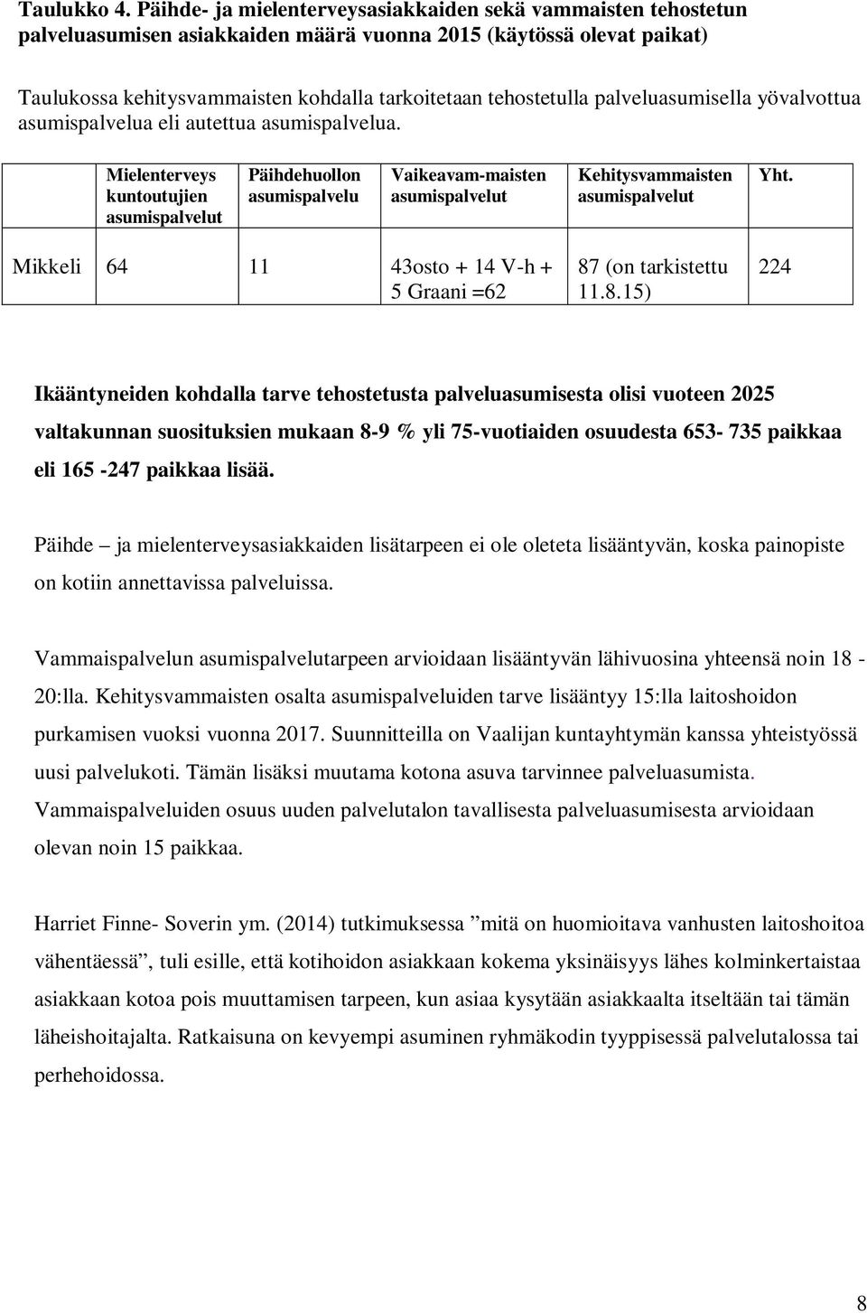 palveluasumisella yövalvottua asumispalvelua eli autettua asumispalvelua.