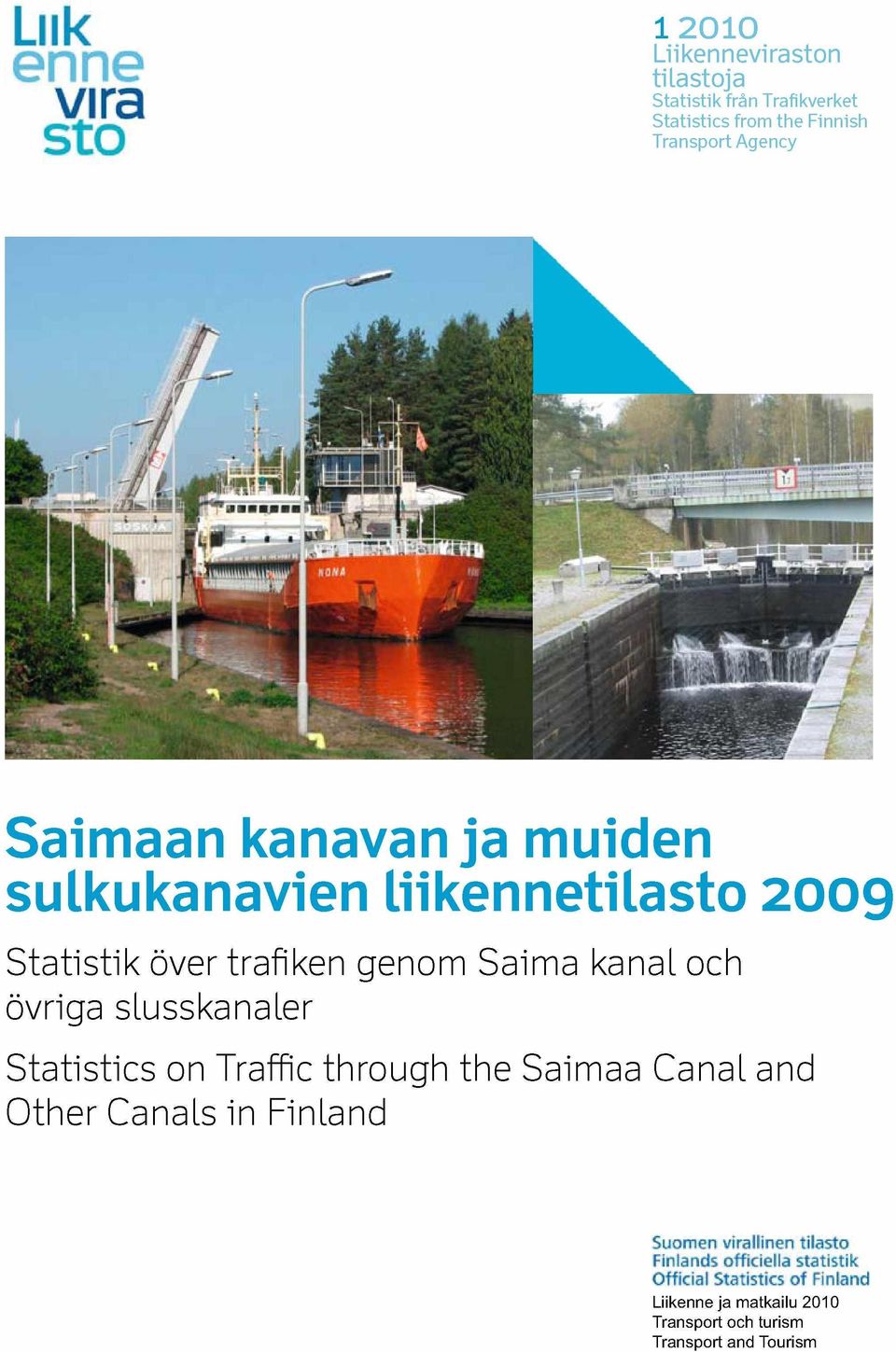 övriga stusskanater Statistics on Traffic through the Saim aa Canat and O ther Canals in Finland Suomen virallinen