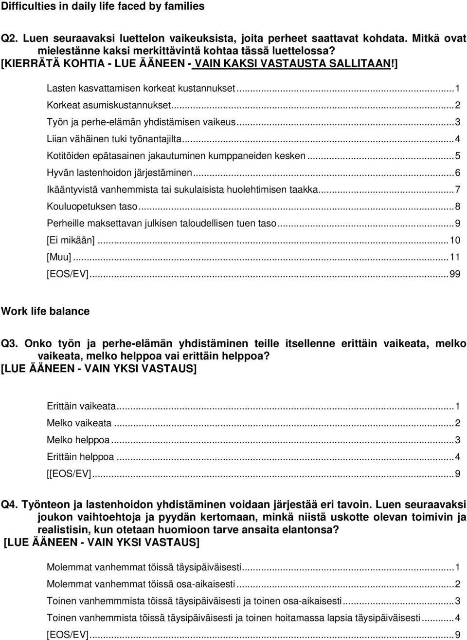 ..3 Liian vähäinen tuki työnantajilta...4 Kotitöiden epätasainen jakautuminen kumppaneiden kesken...5 Hyvän lastenhoidon järjestäminen...6 Ikääntyvistä vanhemmista tai sukulaisista huolehtimisen taakka.