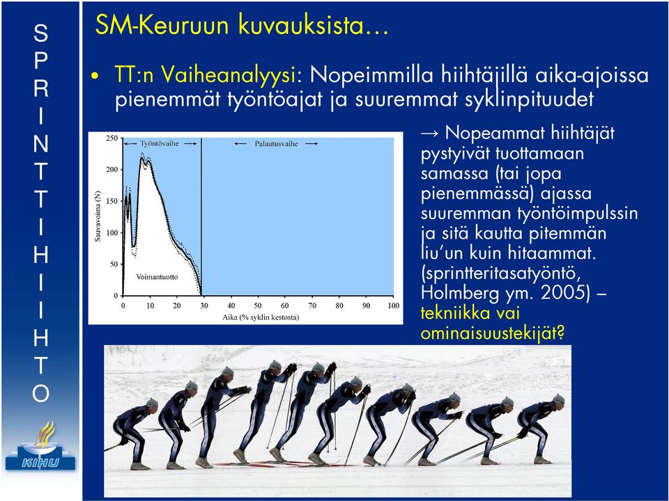 (tai jopa pienemmässä) ajassa suuremman työntöimpulssin ja sitä kautta pitemmän liu un