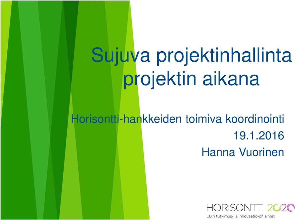 Horisontti-hankkeiden