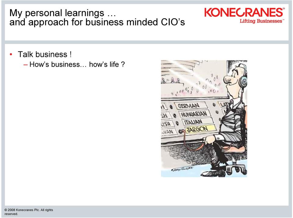 minded CIO s Talk