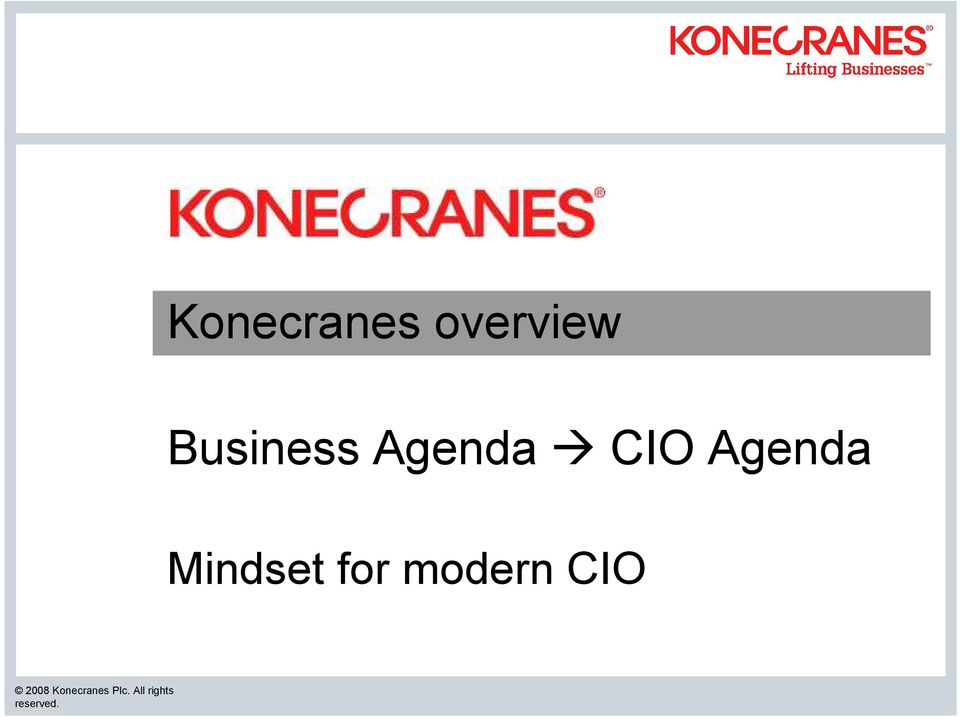 Agenda CIO Agenda