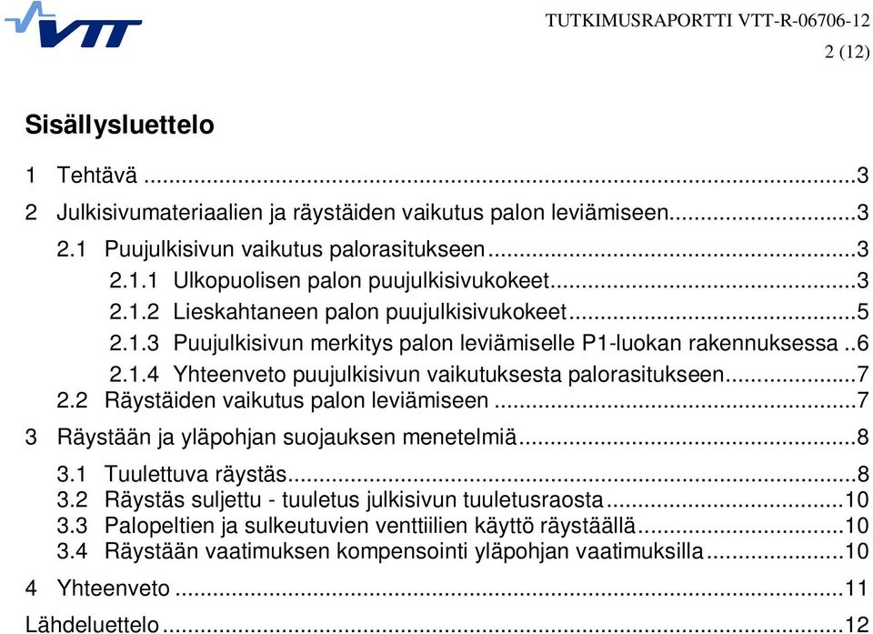 .. 7 2.2 Räystäiden vaikutus palon leviämiseen... 7 3 Räystään ja yläpohjan suojauksen menetelmiä... 8 3.1 Tuulettuva räystäs... 8 3.2 Räystäs suljettu - tuuletus julkisivun tuuletusraosta.