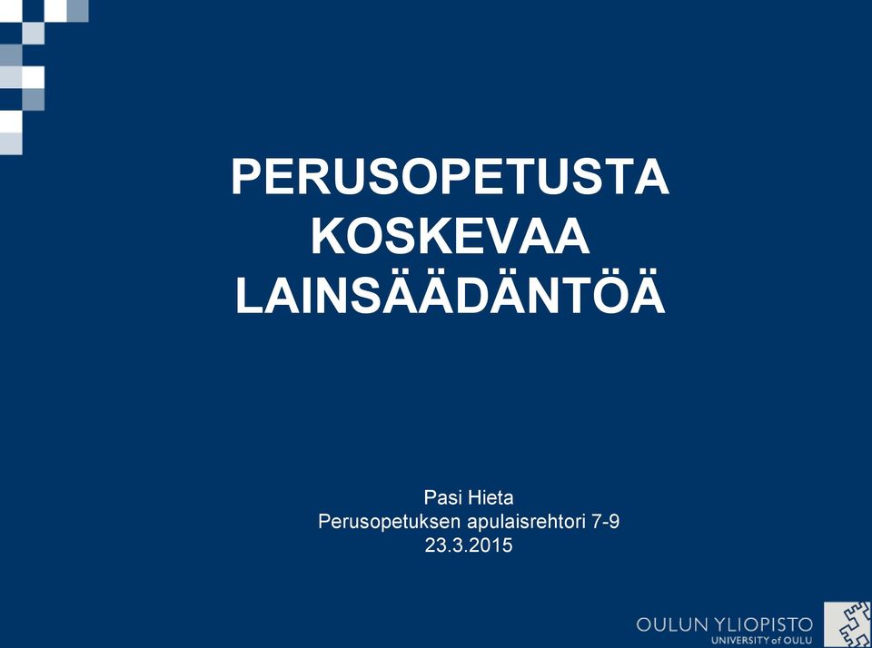 Hieta Perusopetuksen