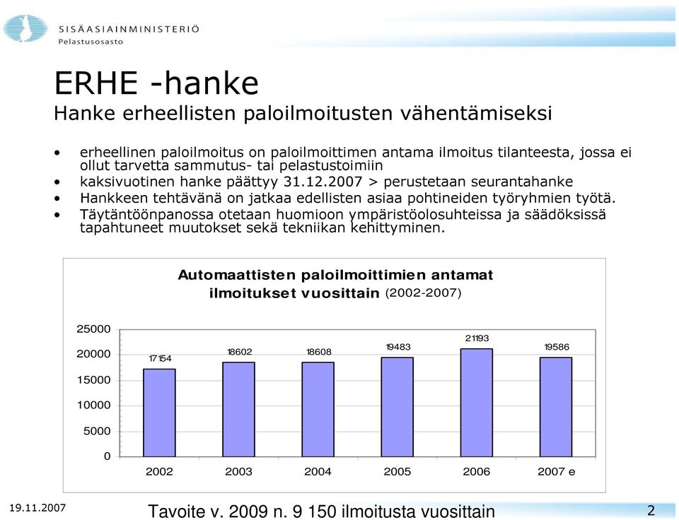 Täytäntöönpanossa otetaan huomioon ympäristöolosuhteissa ja säädöksissä tapahtuneet muutokset sekä tekniikan kehittyminen.