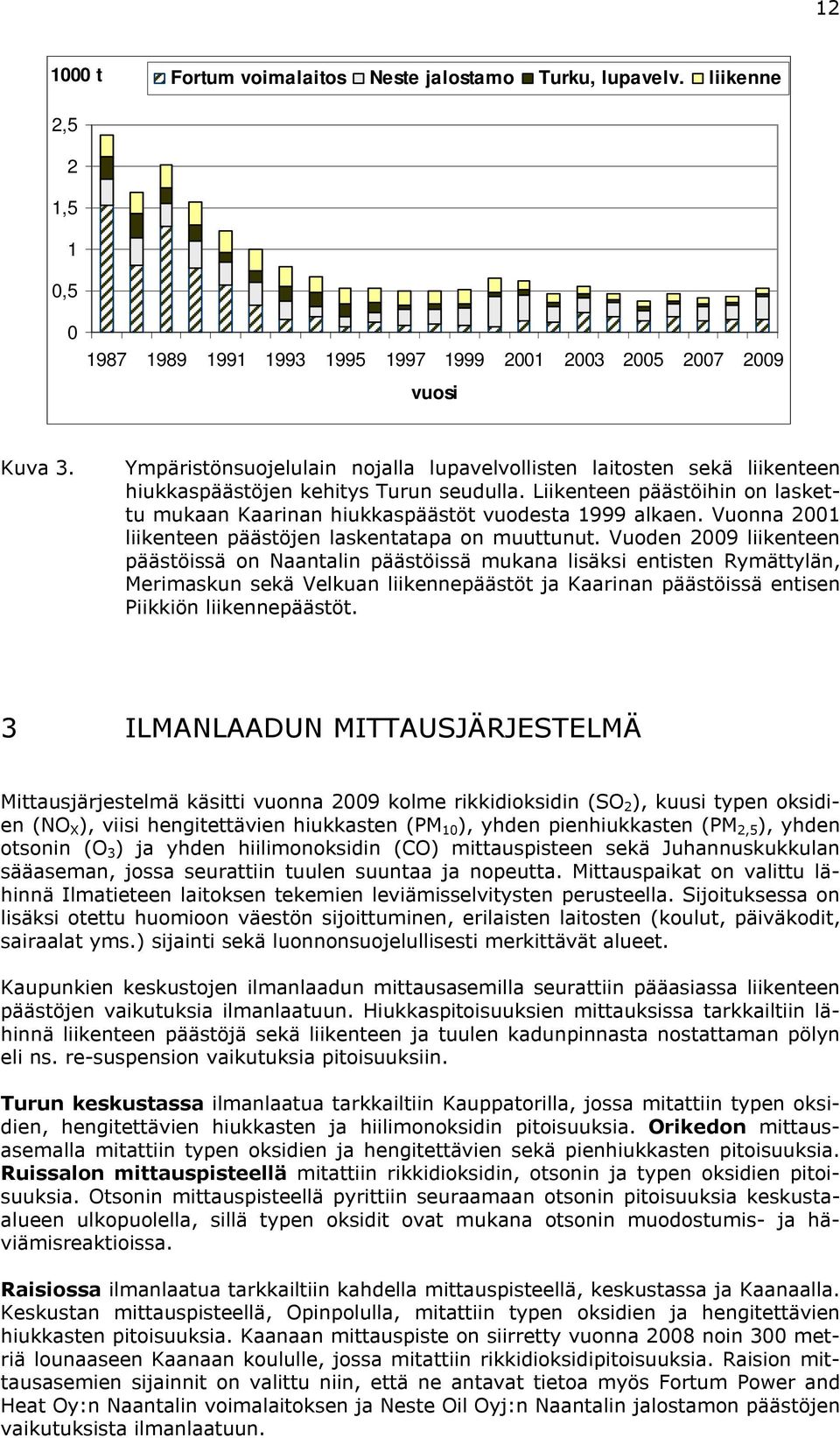 Vuonna 21 liikenteen päästöjen laskentatapa on muuttunut.