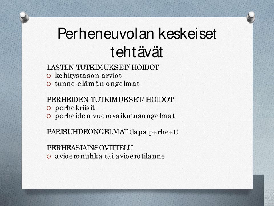 TUTKIMUKSET/HIDT perhekriisit perheiden vuorovaikutusongelmat