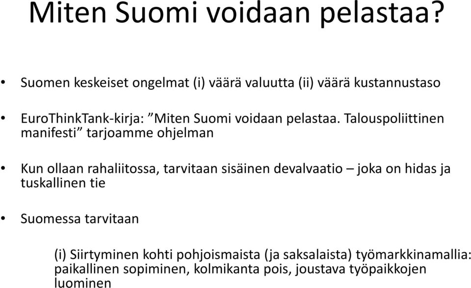 pelastaa.