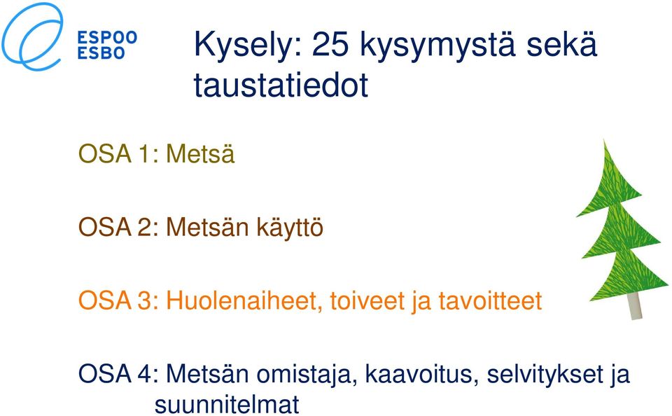 Huolenaiheet, toiveet ja tavoitteet OSA 4: