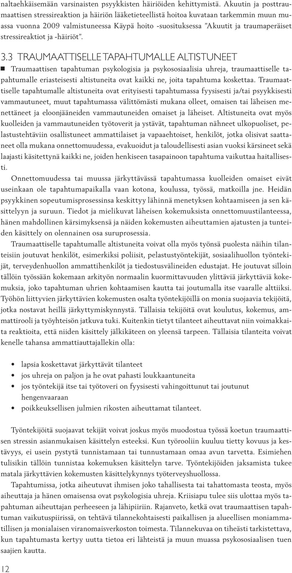 stressireaktiot ja -häiriöt. 3.