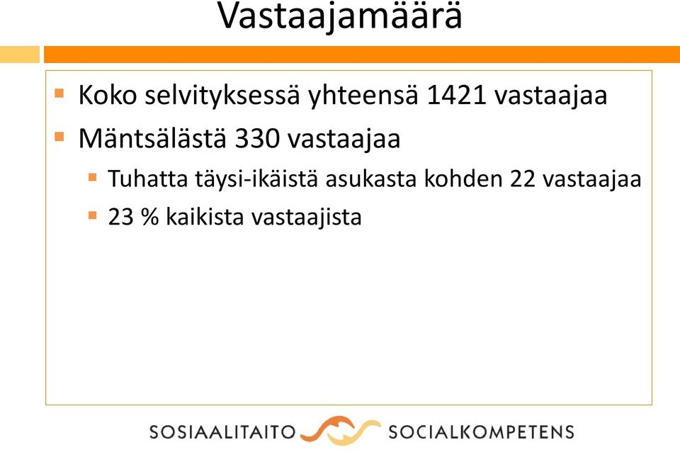 vastaajaa Tuhatta täysi-ikäistä