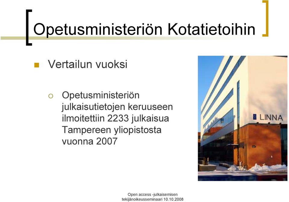 julkaisutietojen keruuseen