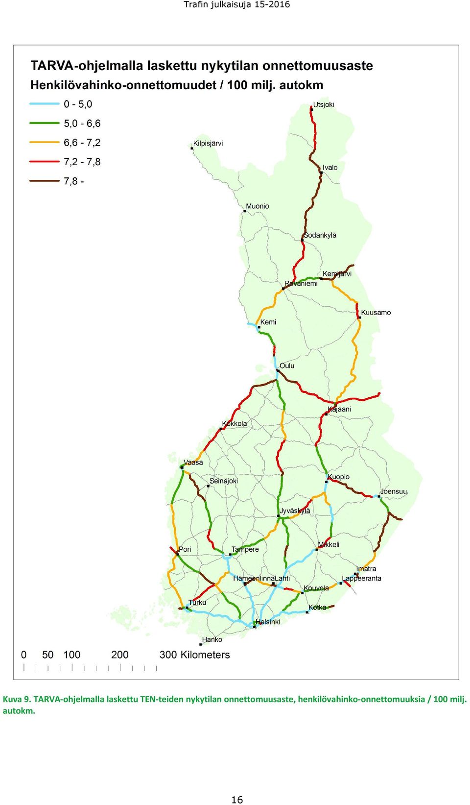 TEN-teiden nykytilan