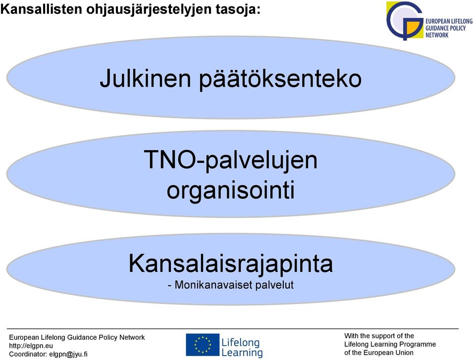 TNO-palvelujen organisointi