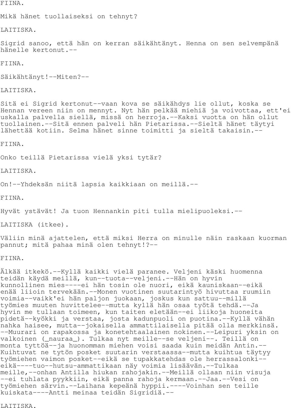 dating ystäviä lainaus merkit
