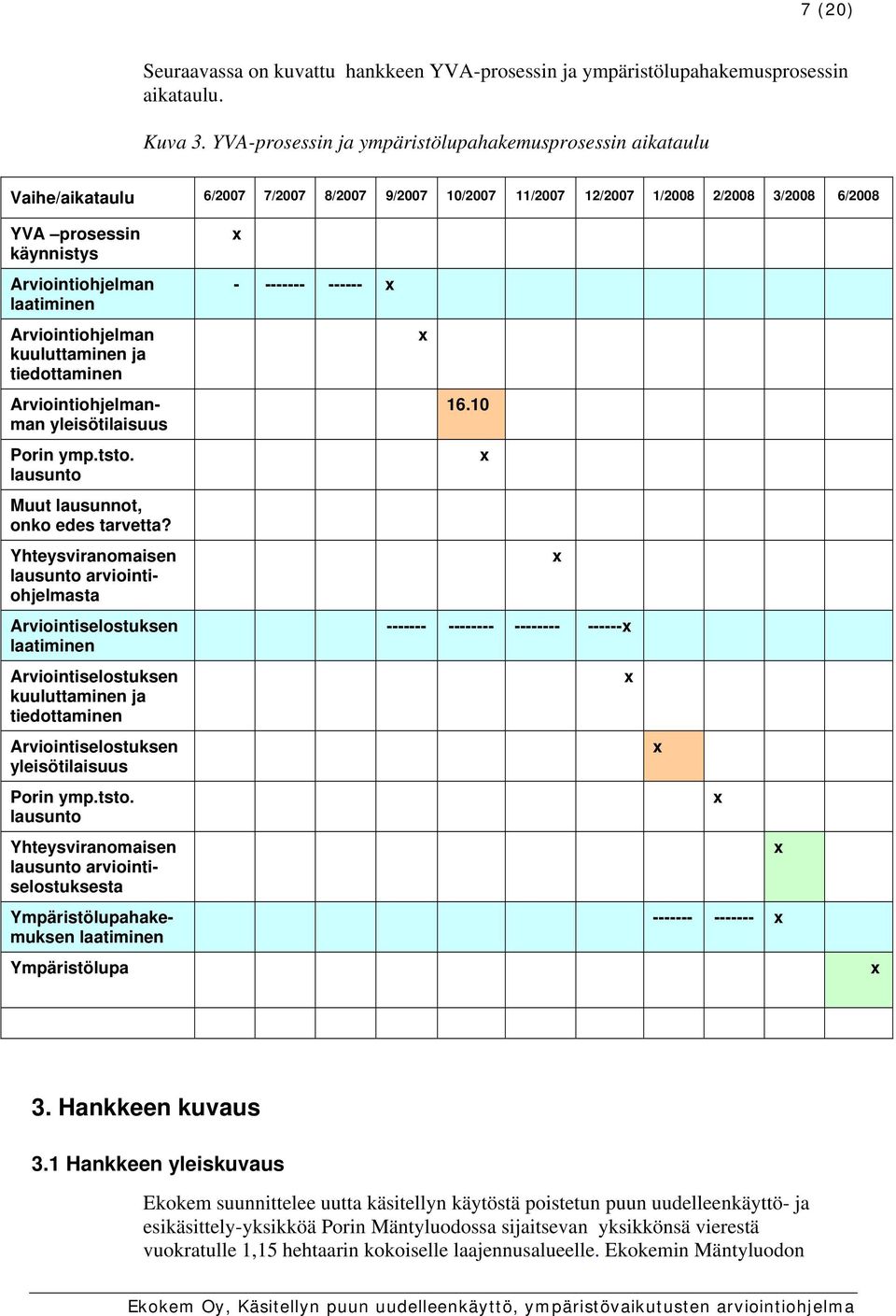 laatiminen Arviointiohjelman kuuluttaminen ja tiedottaminen Arviointiohjelmanman yleisötilaisuus Porin ymp.tsto. lausunto Muut lausunnot, onko edes tarvetta?